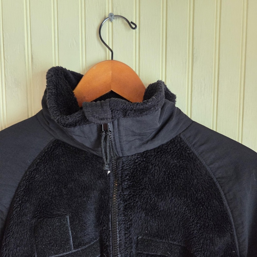Rothco Fleece Jacket Mens Large Black Cold Weather Gen III Full Zip Military